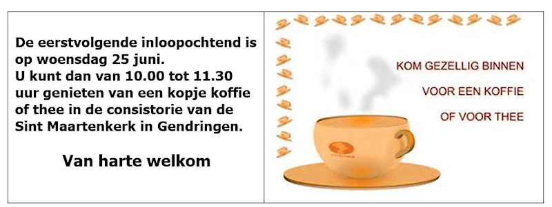 Inloop Woensdag 06 25