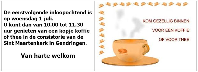 Inloop Woensdag 07 01